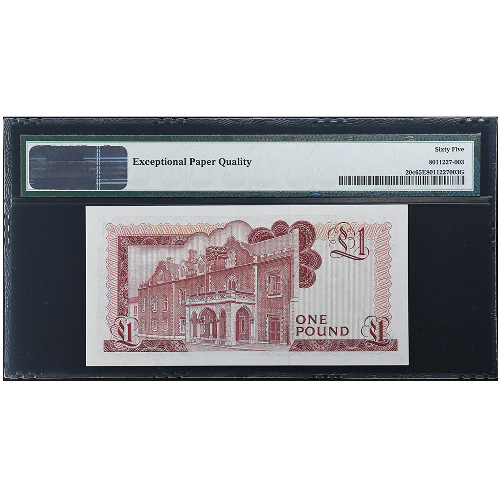 Gibraltar, 1 Pound, 1983-11-10, UNC 65 EPQ, PMG