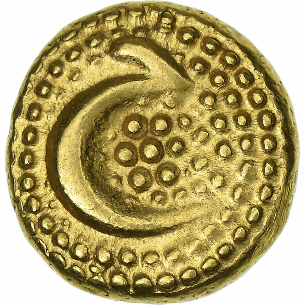 French India, Pagoda, n.d. (1715-1774), Pondicherry, Gold, AU(55-58)