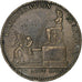 France, Convention, 5 Décimes, 1793 / An 2, Paris, Bronze, EF(40-45)