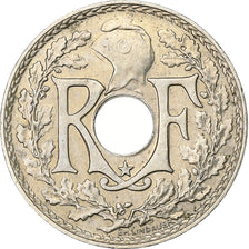 France, 5 Centimes, Lindauer, .1938., Paris, Star, Nickel Silver, MS(60-62)