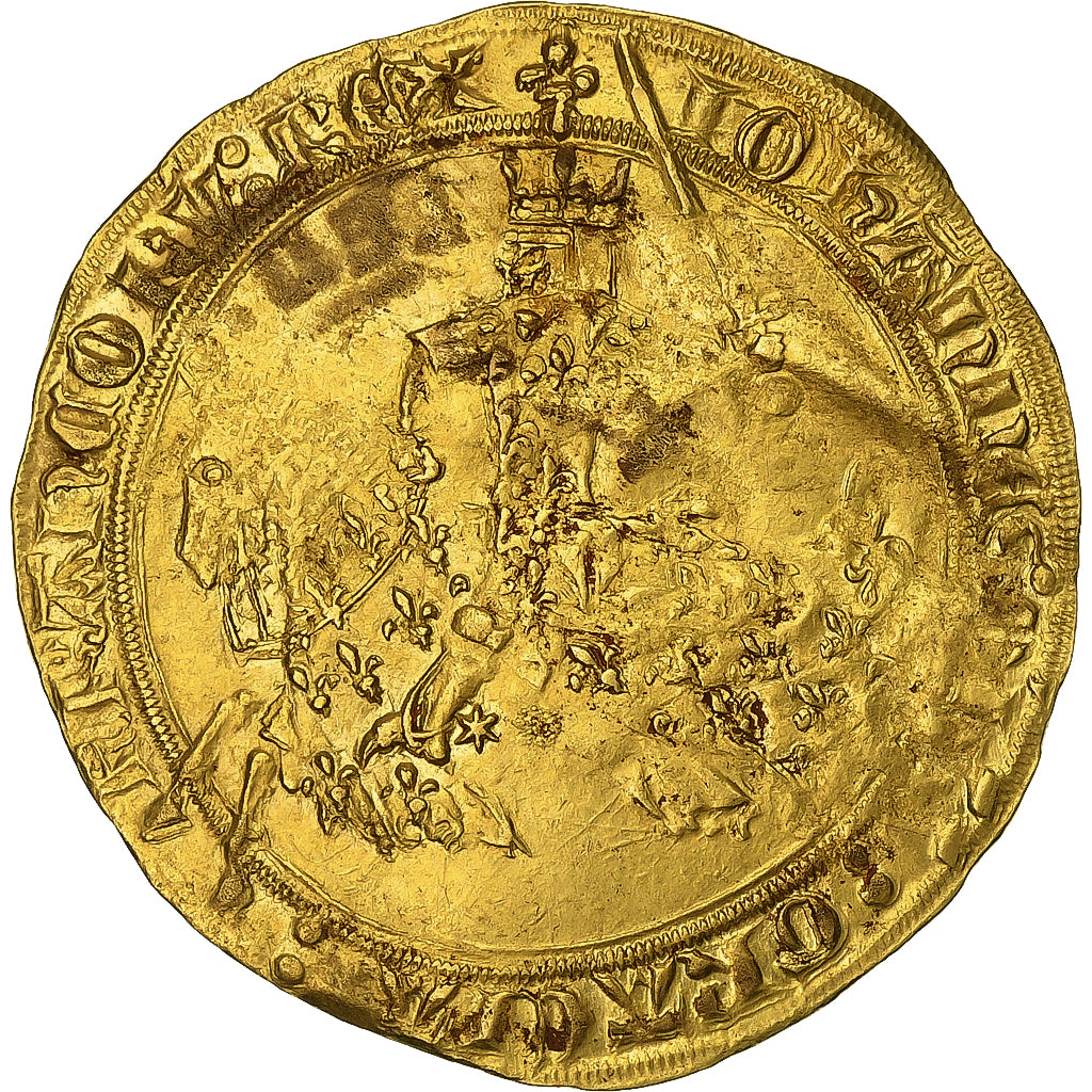 Frankrijk, Jean II le Bon, Franc à cheval, 1360-1364, Goud, FR+, Duplessy:294