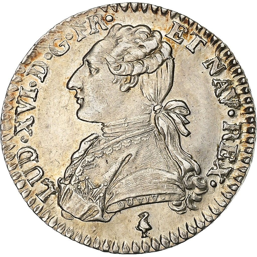 France, Louis XVI, 1/10 Écu aux branches d'olivier, 1785, Paris, Argent, SUP