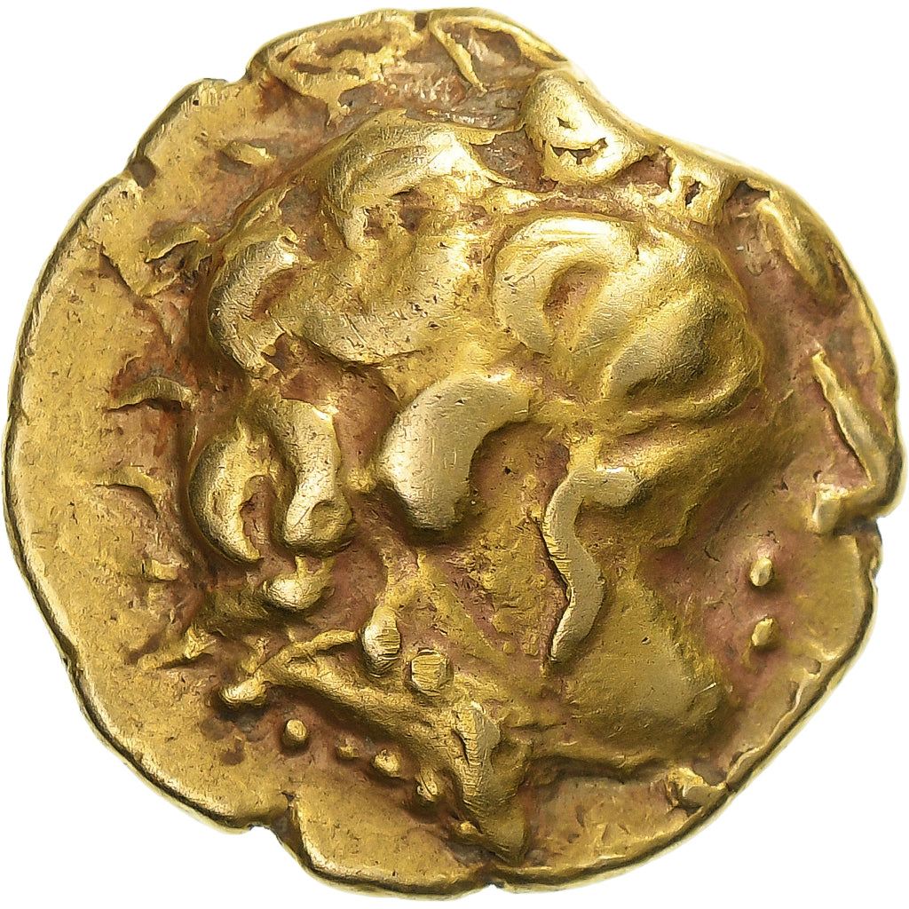 Carnutes, Statère à la lyre, 2nd-1st century BC, Gold, EF(40-45)