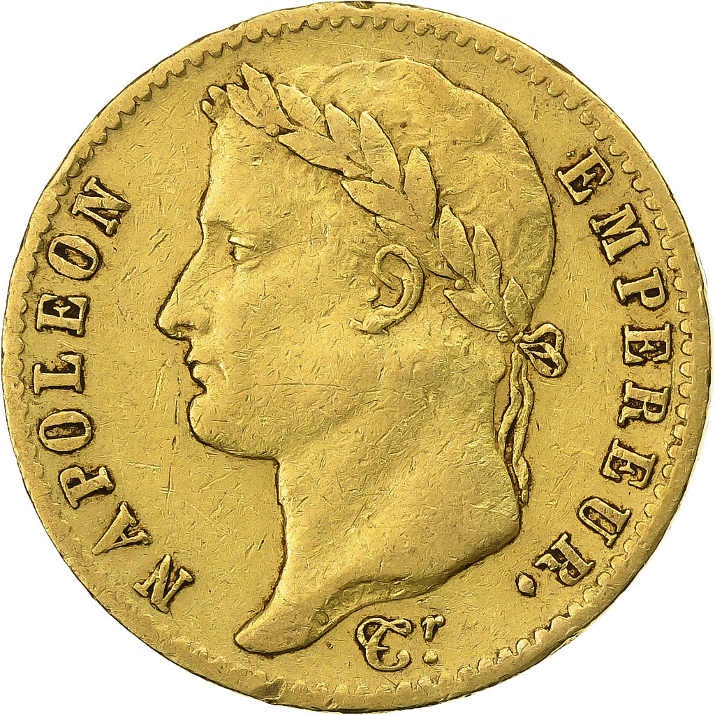 Francia, Napoleon I, 20 Francs, 1815, Lille, Oro, MB+