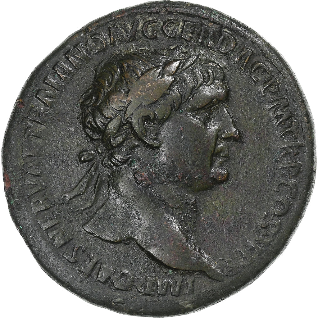 Trajan, Sestertius, 103-111, Rome, Copper, EF(40-45), RIC:503