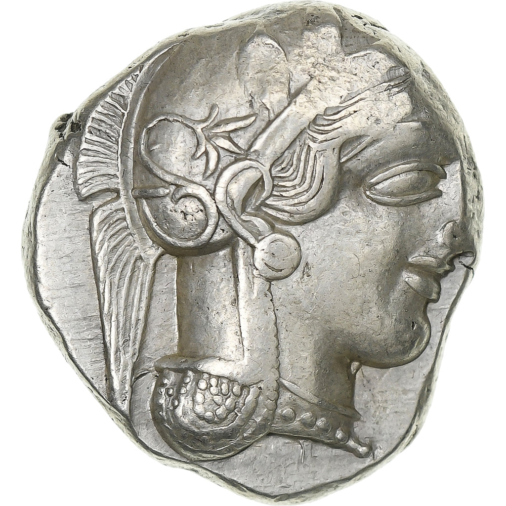 Attica, Tetradrachm, ca. 454-404 BC, Athens, Plata, MBC, SNG-Cop:31, HGC:4-1597