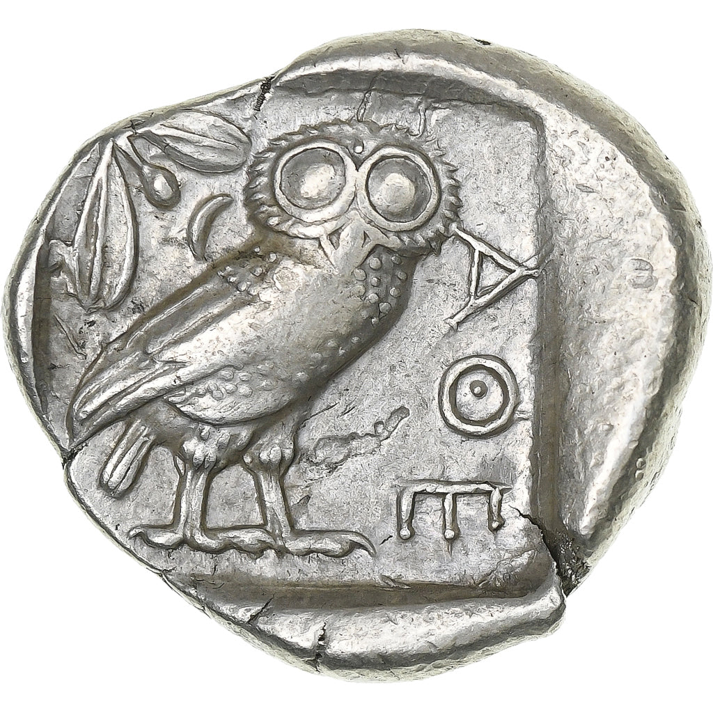 Attica, Tetradrachm, ca. 454-404 BC, Athens, Plata, MBC, SNG-Cop:31, HGC:4-1597