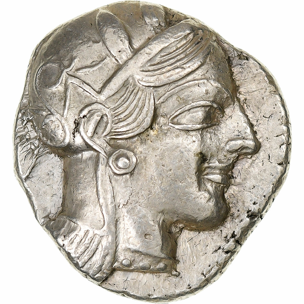 Ática, Tetradrachm, ca. 454-404 BC, Athens, Prata, AU(50-53), SNG-Cop:31-40