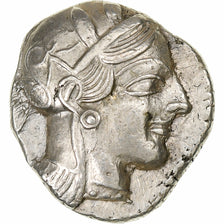 Ática, Tetradrachm, ca. 454-404 BC, Athens, Prata, AU(50-53), SNG-Cop:31-40