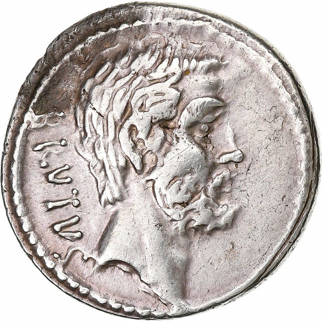 Junia, Denarius, 54 BC, Rome, Silver, AU(50-53), Crawford:433/2