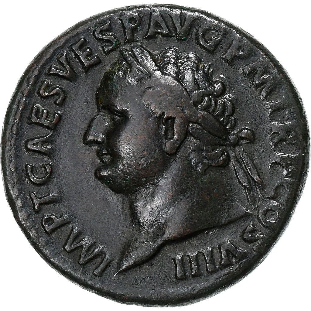 Titus, As, 80-81, Rome, Bronzo, MB+, RIC:230
