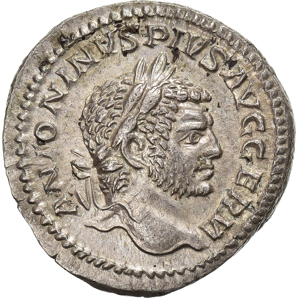 Caracalla, Denarius, 213-217, Rome, Prata, AU(55-58), RIC:314A