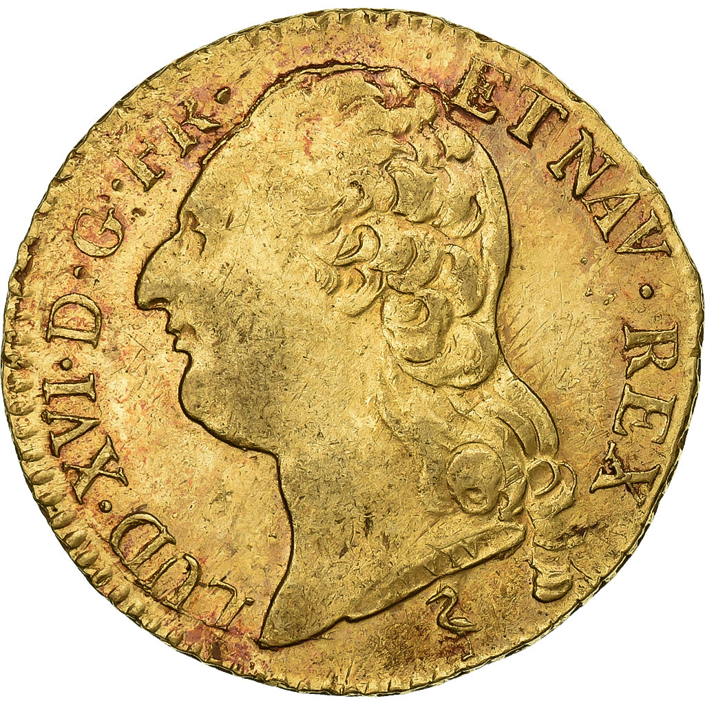 France, Louis XVI, Louis d'Or, 1786, Paris, Gold, AU(50-53), Gadoury:361