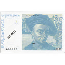 France, 50 Francs, Quentin de La Tour, 1987, O.000, Specimen, Proof, UNC(65-70)