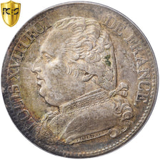 Frankrijk, Louis XVIII, 5 Francs, 1814, Toulouse, Zilver, PCGS, AU53