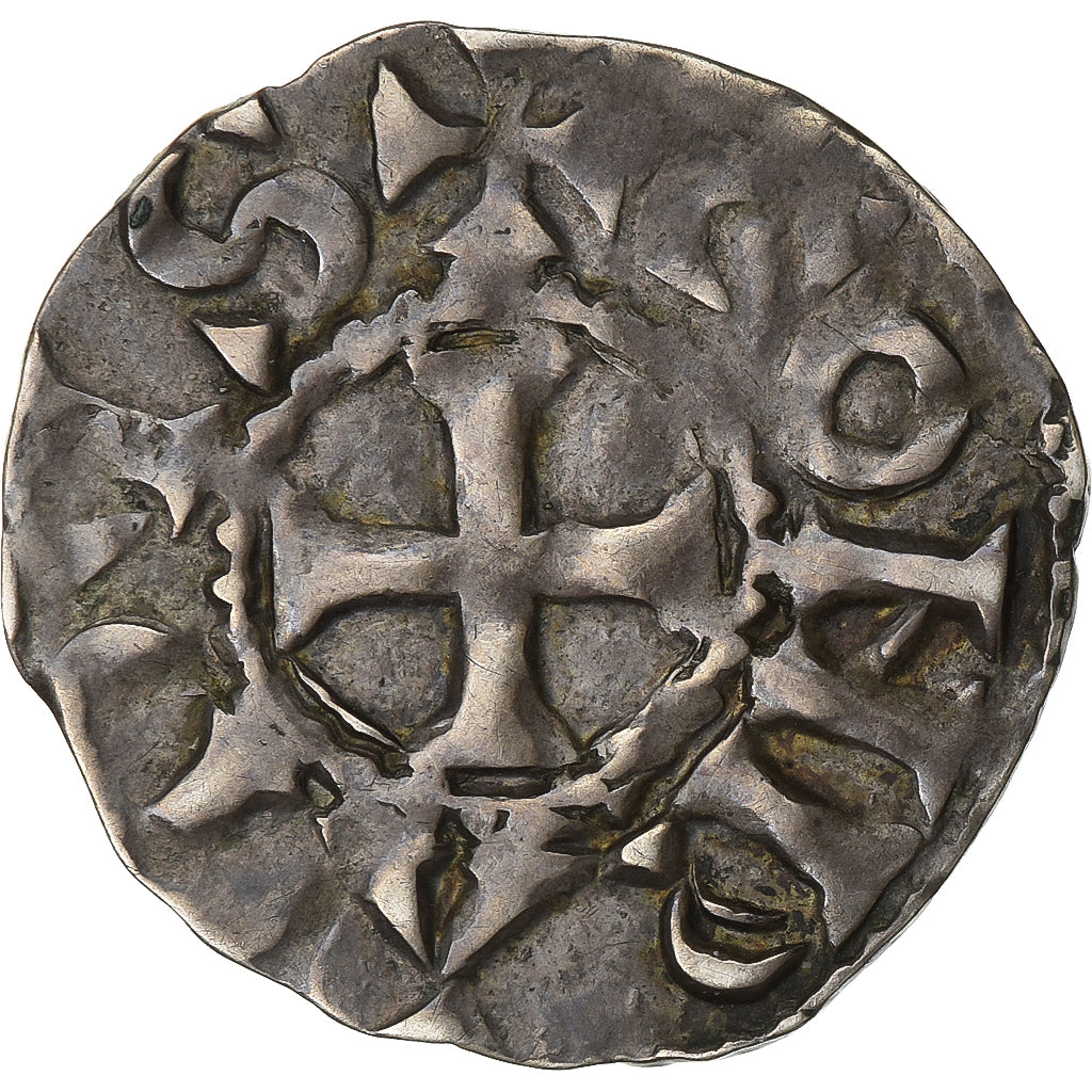 Kingdom of Burgundy-Arles, Lyonnais, Conrad le Pacifique, Denier, 937-993, Lyon