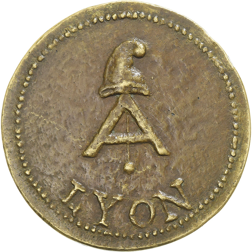 France, Module de 10 Sols, Siège de Lyon, 1790, Lyon, Convention, Bronze