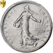 Frankreich, 1 Franc, Semeuse, 1959, Paris, pré-série listel large, Nickel