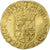 France, Charles IX, Ecu d'or au soleil du Dauphiné, 1566, Grenoble, Gold