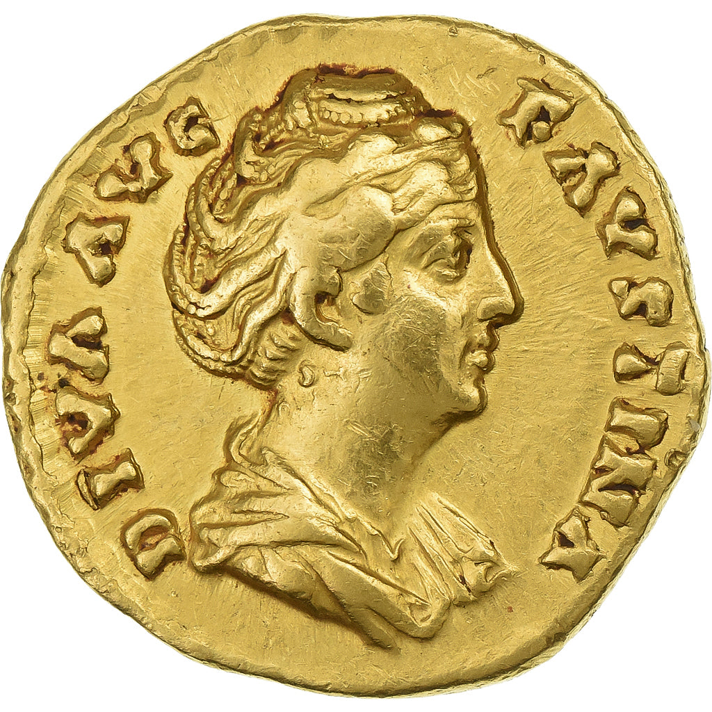 Diva Faustina I, Aureus, 141, Rome, Gold, AU(50-53), RIC:349B