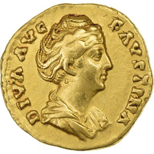 Diva Faustina I, Aureus, 141, Rome, Oro, MBC+, RIC:349B