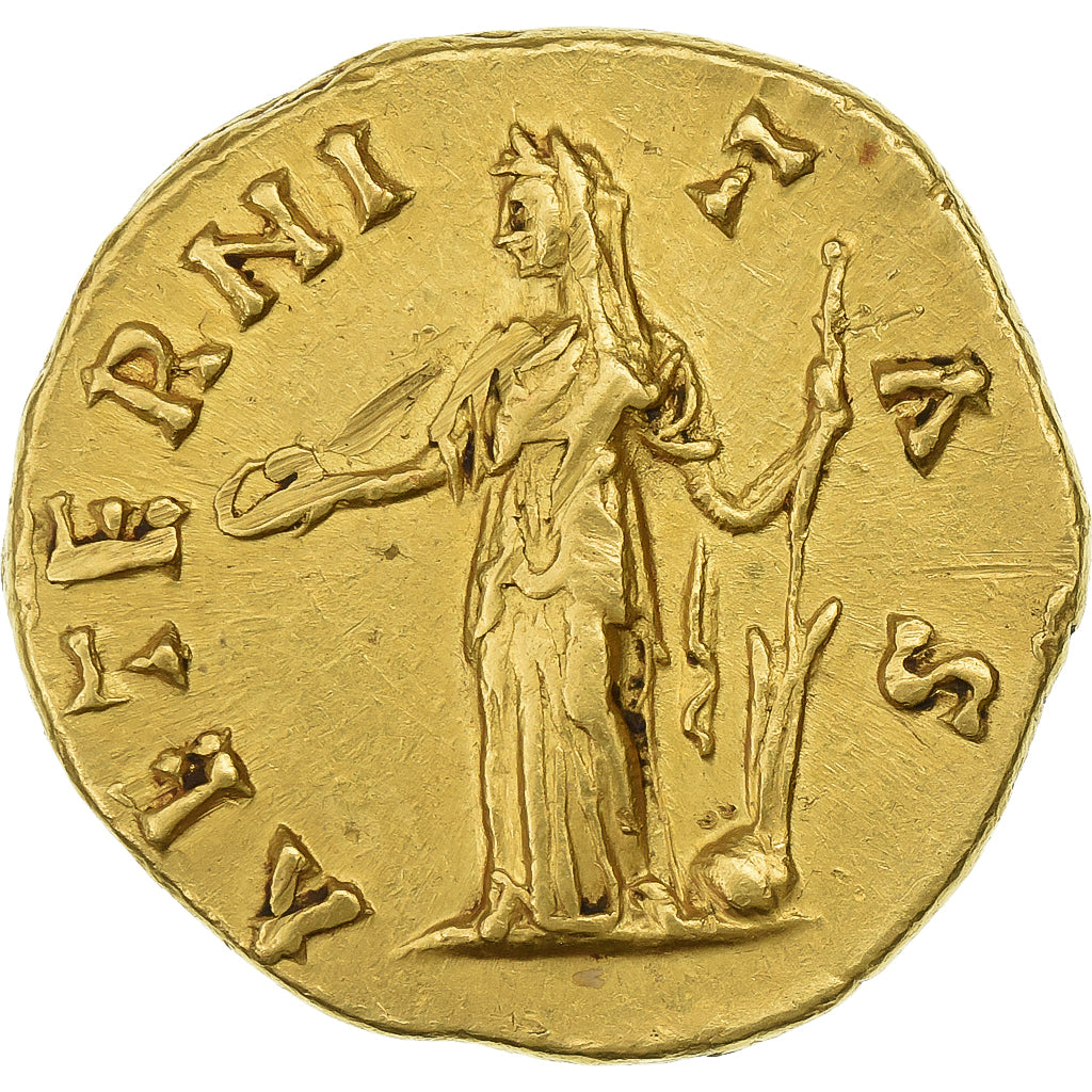 Diva Faustina I, Aureus, 141, Rome, Gold, AU(50-53), RIC:349B