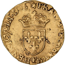 Frankrijk, Henri III, Écu d'or au soleil, 1578, Angers, Goud, FR+, Gadoury:504