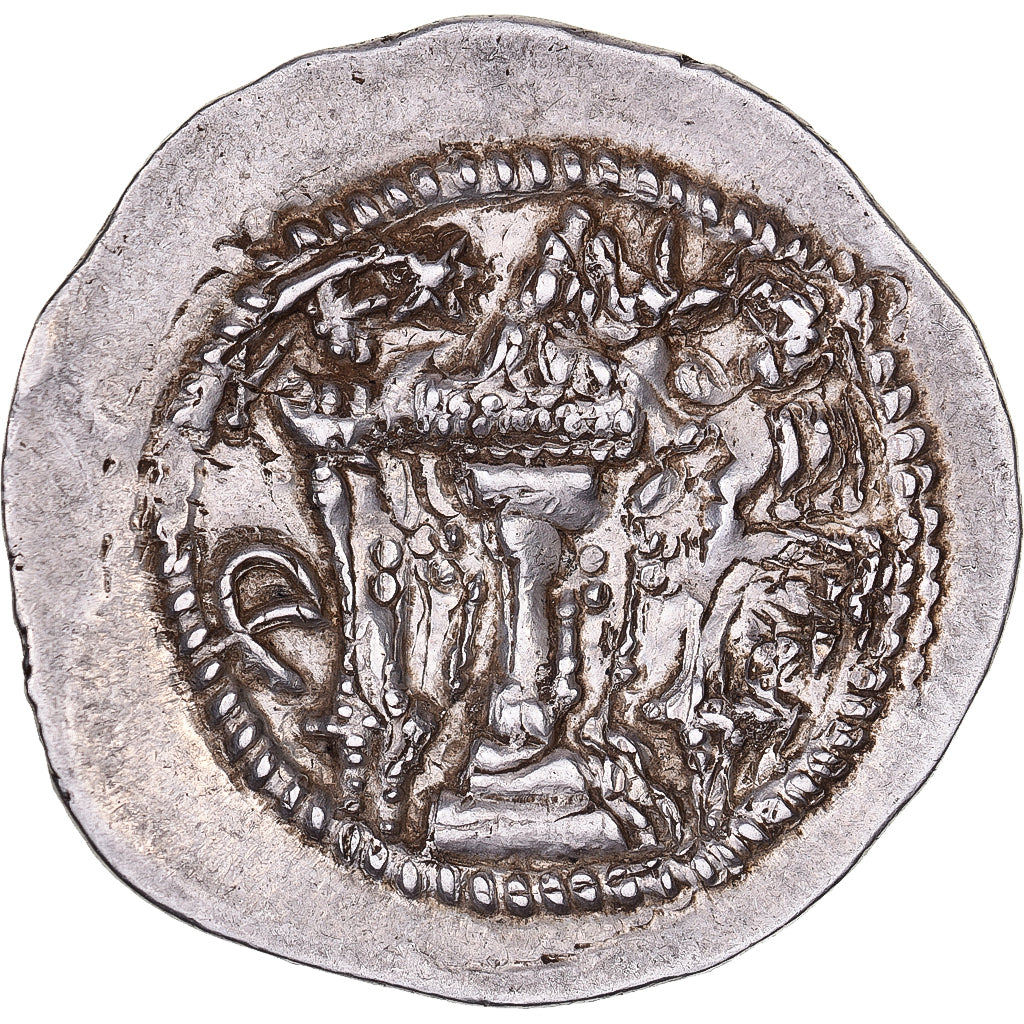 Królowie sasadzyńscy, Peroz I, Drachm, ca. 459-484, Srebro, AU(50-53)