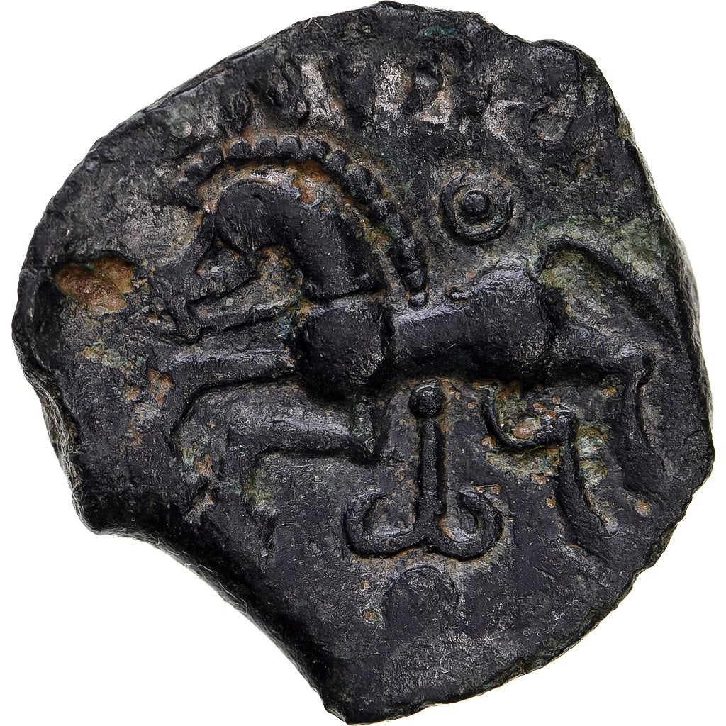 Pagus Catuslugi, Bronze VIIRICIVS, ca. 60-20 BC, Bronzen, ZF+, Delestrée:506