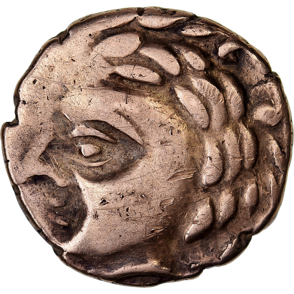 Aulerci Cenomani, 1/4 Stater, 2nd century BC, Electrum, EF(40-45)