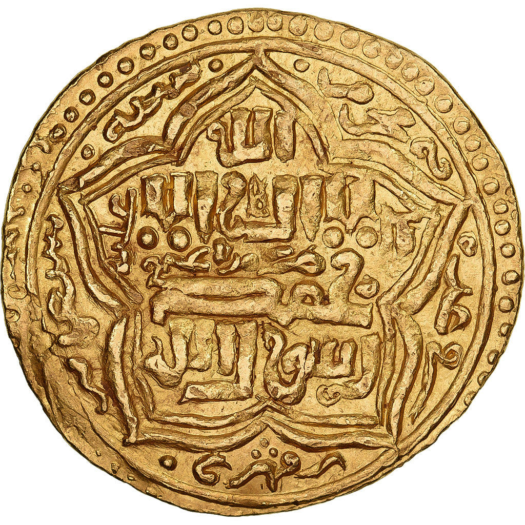 Ilkhan, Ghazan Mahmud, Dinar, AH 700 (1300/01), Maragha, Złoto, AU(50-53)