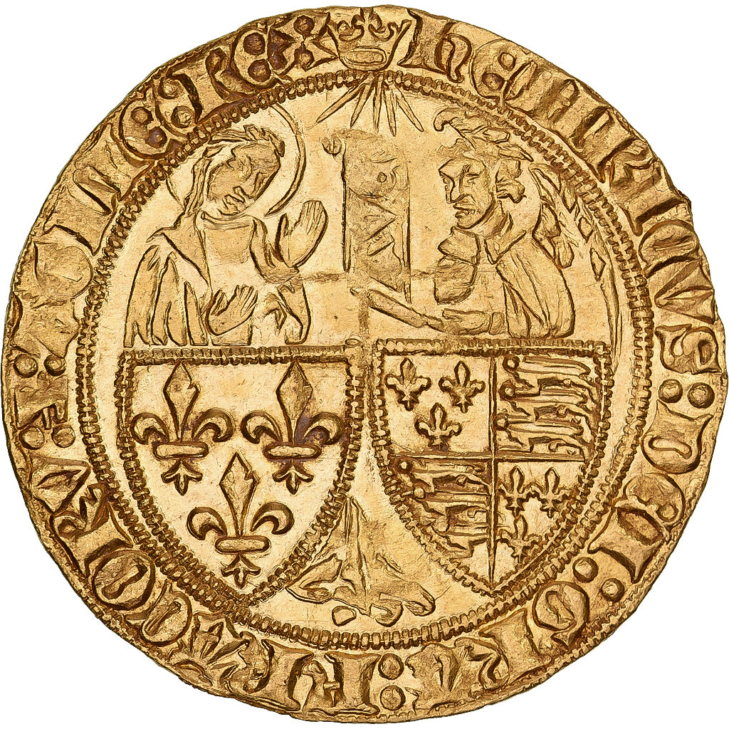France, Henri VI, Salut d'or, 1423-1436, Paris, Or, SUP, Duplessy:443A