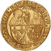 France, Henri VI, Salut d'or, 1423-1449, Rouen, Gold, AU(55-58), Duplessy:443A