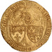 Frankrijk, Henri VI, Salut d'or, 1423-1449, Saint-Lô, Goud, PR, Duplessy:443A