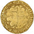 Frankrijk, Henri VI, Salut d'or, 1423-1449, Saint Lô, Goud, FR+, Duplessy:443A