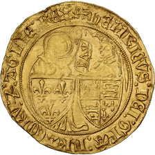 France, Henri VI, Salut d'or, 1423-1449, Rouen, Gold, EF(40-45), Duplessy:443A