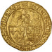 France, Henri VI, Salut d'or, 1423-1449, Rouen, Gold, AU(50-53), Duplessy:443A