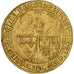 Francja, Henri VI, Salut d'or, 1423-1449, Rouen, Złoto, AU(50-53)