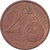 Eurozone, 2 Centimes, Error double reverse side, Copper Plated Steel, EF(40-45)