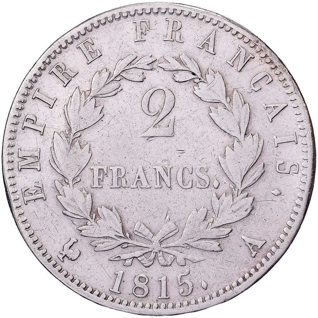 France, Napoléon Ier, 2 Francs, 1815, Paris, Argent, TTB, Gadoury:510