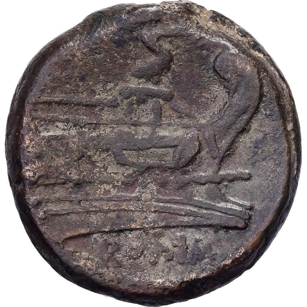 Anonymous, Semis, 215-212 BC, Rome, Brązowy, EF(40-45), Crawford:41/6
