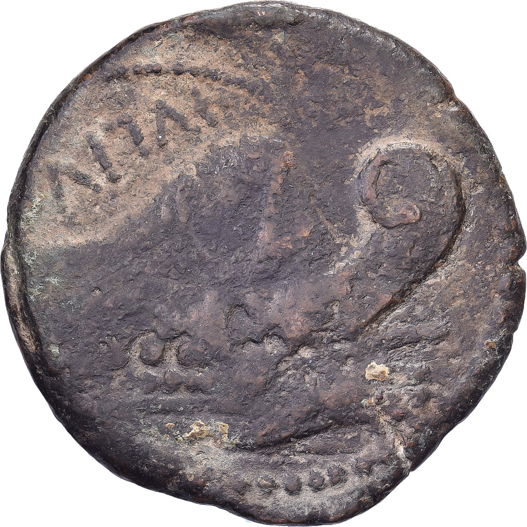 Octavian & Divus Julius Caesar, Æ, 1st century BC, Italian Mint, Bronce, BC