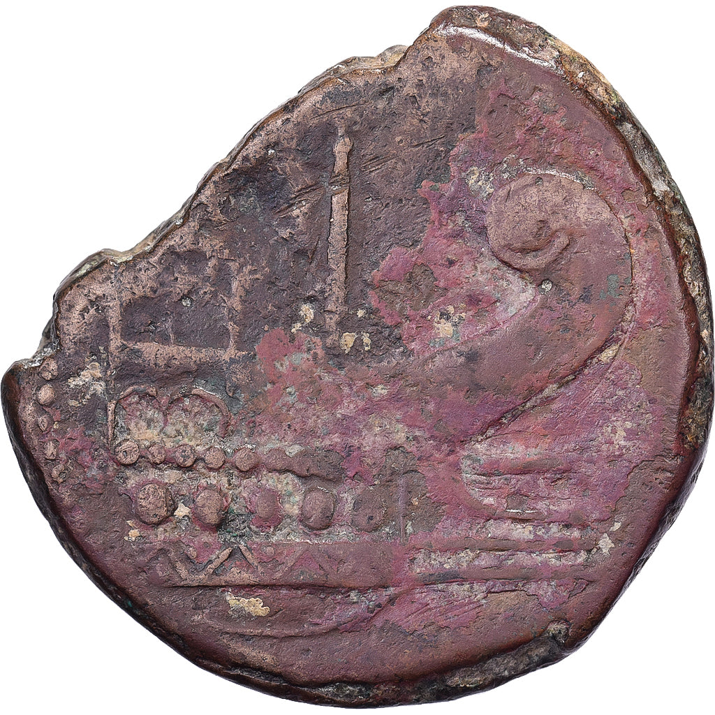 Gaul, Octavian, Dupondius, ca. 40 BC, Narbo, Bronze, VF(30-35), RPC:I-518