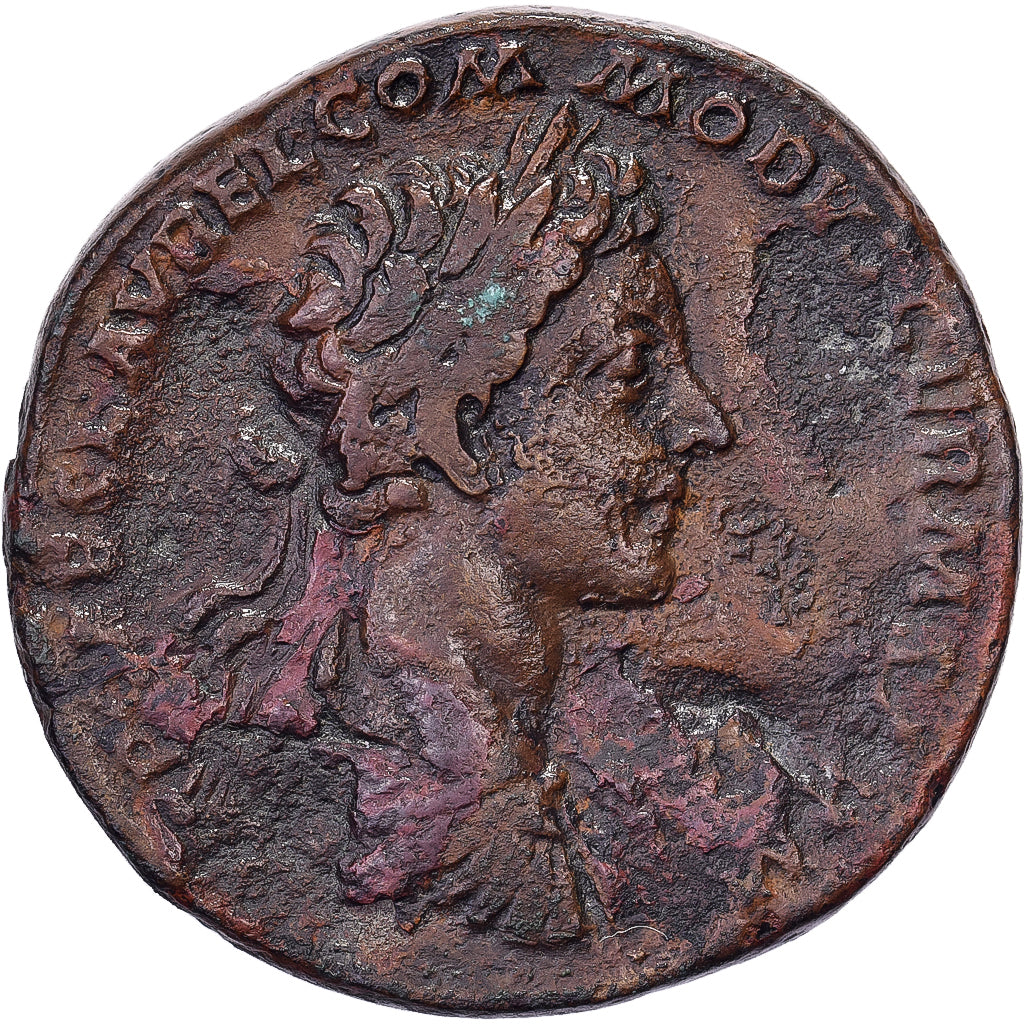 Commodus, Sestertius, 177, Rome, Bronze, EF(40-45), RIC:1559