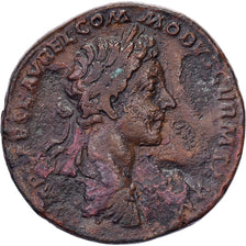 Commodus, Sesterzio, 177, Rome, Bronzo, BB, RIC:1559