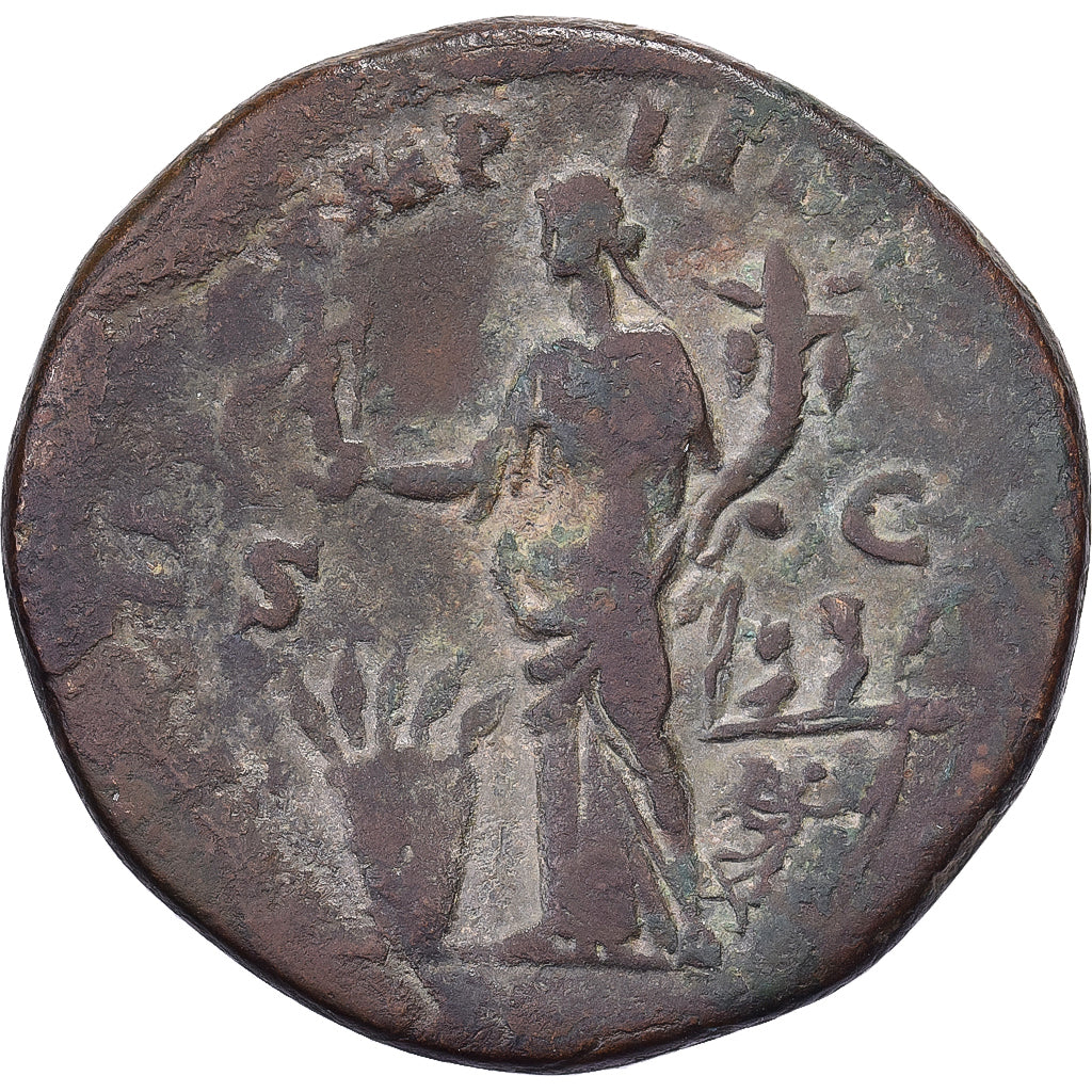 Commodus, Sestertius, 181-182, Rome, Bronze, VF(30-35), RIC:325B