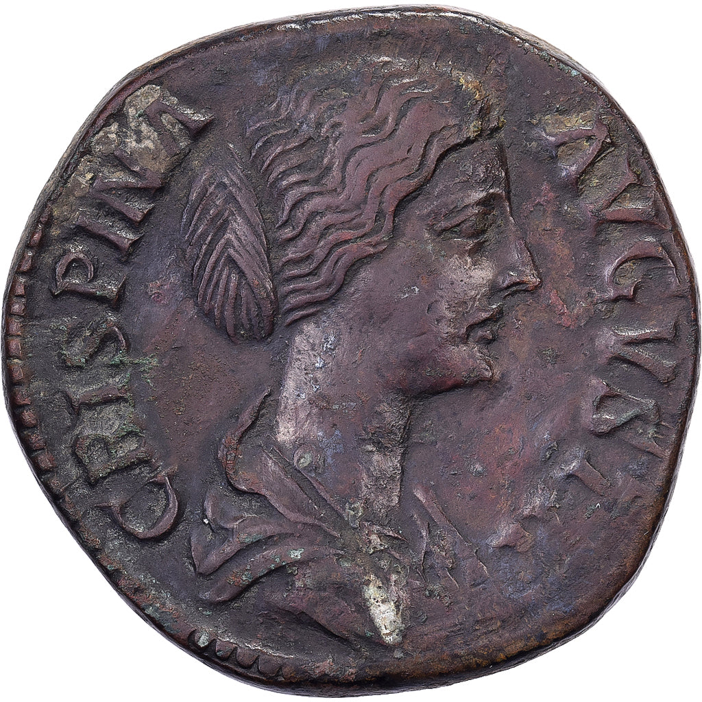 Crispina, Sestercio, 178-191, Rome, Bronce, MBC, RIC:673