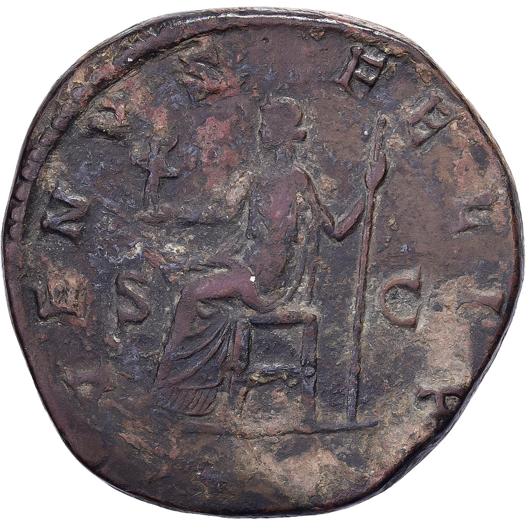 Crispina, Sestercio, 178-191, Rome, Bronce, MBC, RIC:673
