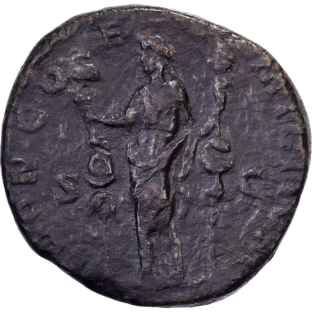 Didius Julianus, Sestertius, 193, Rome, Tooled, Bronze, VF(30-35), RIC:14