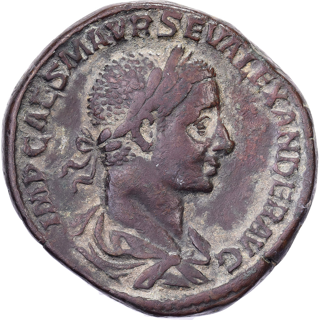 Severus Alexander, Sesterzio, 225, Rome, Bronzo, BB, RIC:439c